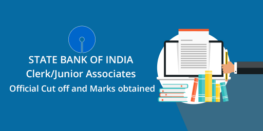 SBI Clerk/Junior-Associates Official Cut off-and-Marks-obtained