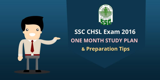 SSC CHSL one month study plan 2016
