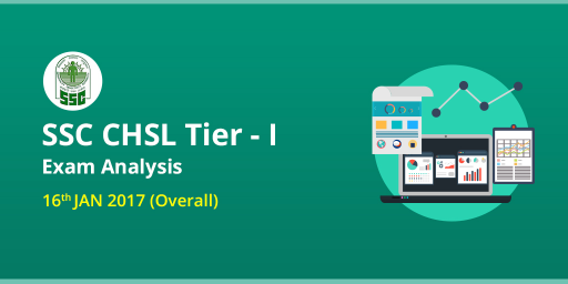 SSC CHSL Tier I Exam Analysis: 16th January 2017 (Overall Slots)