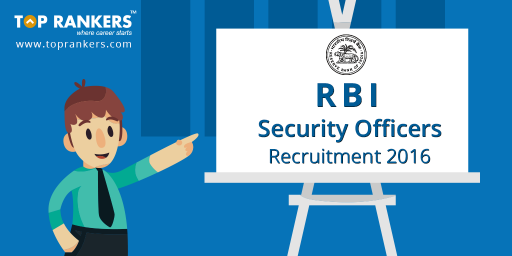 RBI Security Officer Recruitment 2016