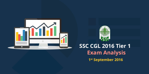 asked questions in ssc cgl exam 1 september 2016 - SSC Exam analysis, Shift 1, 2 & 3