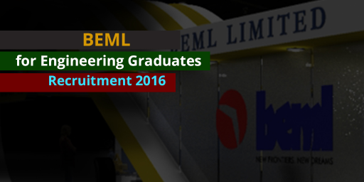 BEML Recruitment 2016