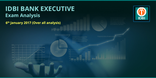 IDBI Bank Executive Exam Analysis 6th January 2017 (Overall and Slot/Shift wise)