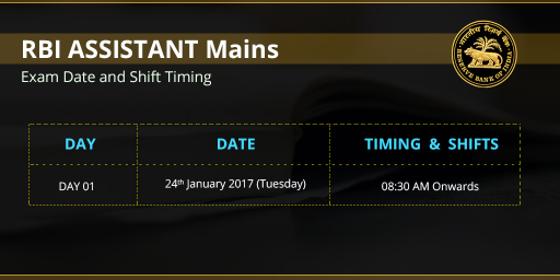 rbi-assistant-mains-exam-dates-and-shift-timings-2016-17