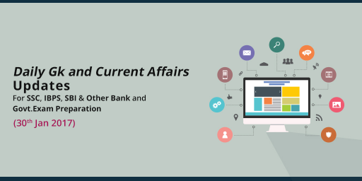 FREE Current Affairs 30 Jan 2017